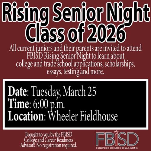 Rising Senior Night